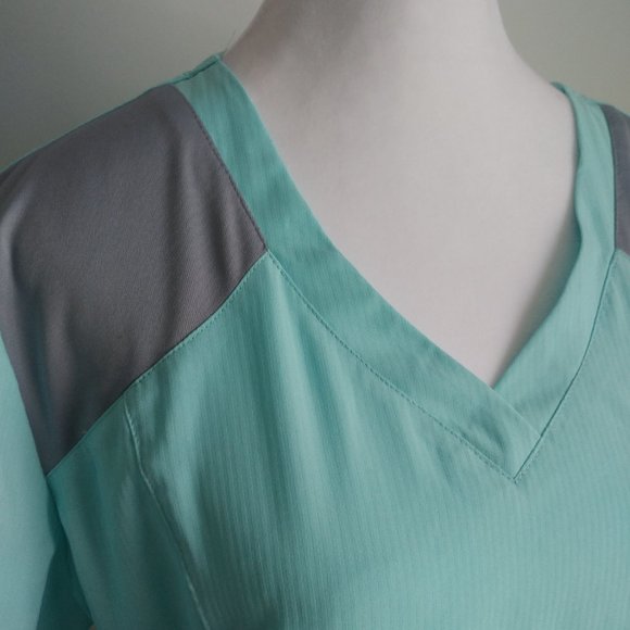 Women's Nurse Uniform Scrubs Moonlight Jade Lightweight Airy Comfy Best Popular - Picture 4 of 9